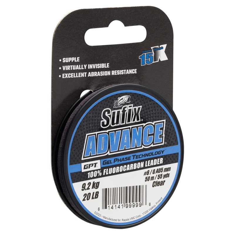 Sufix Advance Fluorocarbon Clear 50m 3 Sufix Advance Fluorocarbon Clear 50m