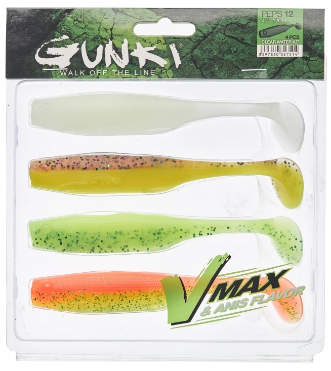 Gunki Peps Dark Water Kit II 7 2,5g 7cm (4-Pack) 3 Gunki Peps Dark Water Kit II 7 2,5g 7cm (4-Pack)