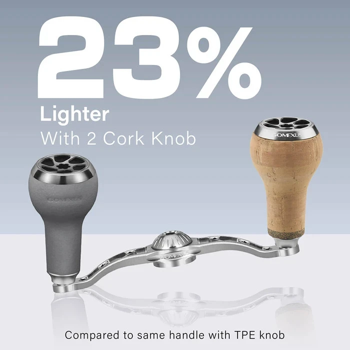 Gomexus Aluminum Double Handle With Cork Knob 4 Gomexus Aluminum Double Handle With Cork Knob – Bild 2