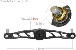 Gomexus Thicken Power Handle -Laden Für Angelserien BS110H27BKBK1r 4