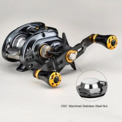 Gomexus 95mm Carbon Swept Handle With 20mm Aluminium Knob -Laden Für Angelserien DCS95A20BKGDr 2