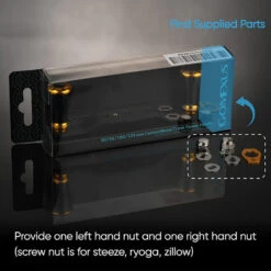 Gomexus 95mm Carbon Swept Handle With 20mm Aluminium Knob -Laden Für Angelserien DCS95A20BKGDr 6