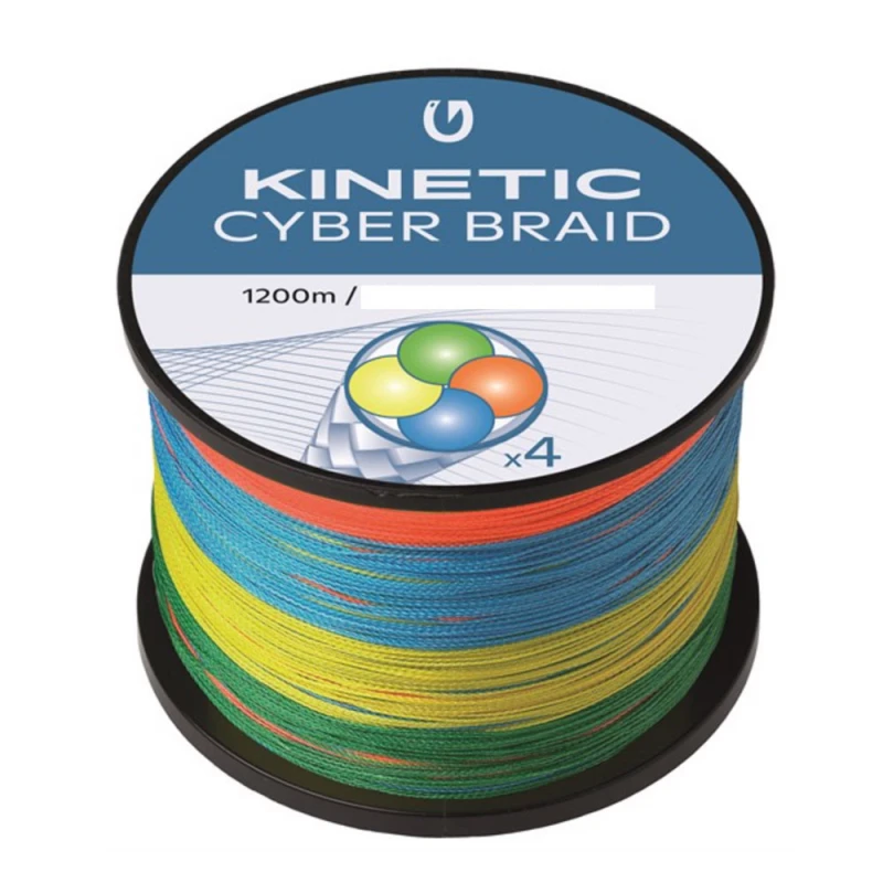 Kinetic 4 Braid 1200m Multi Colour 3 Kinetic 4 Braid 1200m Multi Colour