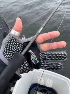 Fish Monkey Bauers Grandma Two Finger Wool Glove -Laden Für Angelserien FM325 LXLr 3