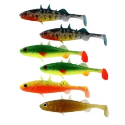 Westin Stanley The Stickleback Shadtail 7,5cm 4g Dark Water Mix (6-pack)