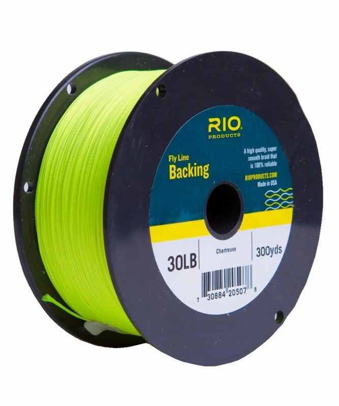 RIO Flyline Backing 30lb 300yds Chartreuse 3 RIO Flyline Backing 30lb 300yds Chartreuse