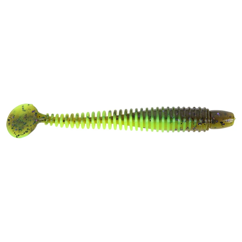 Lunker City Swimmin Ribster 10cm - (9pack) 3 Lunker City Swimmin Ribster 10cm - (9pack)