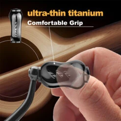 Gomexus Smoke Jedi Series 22mm Titanium Knob - Smoke -Laden Für Angelserien T22STSK 4