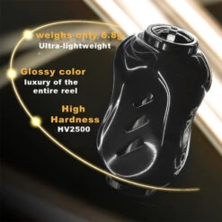 Gomexus Smoke Jedi Series 22mm Titanium Knob - Smoke -Laden Für Angelserien T22STSK 5